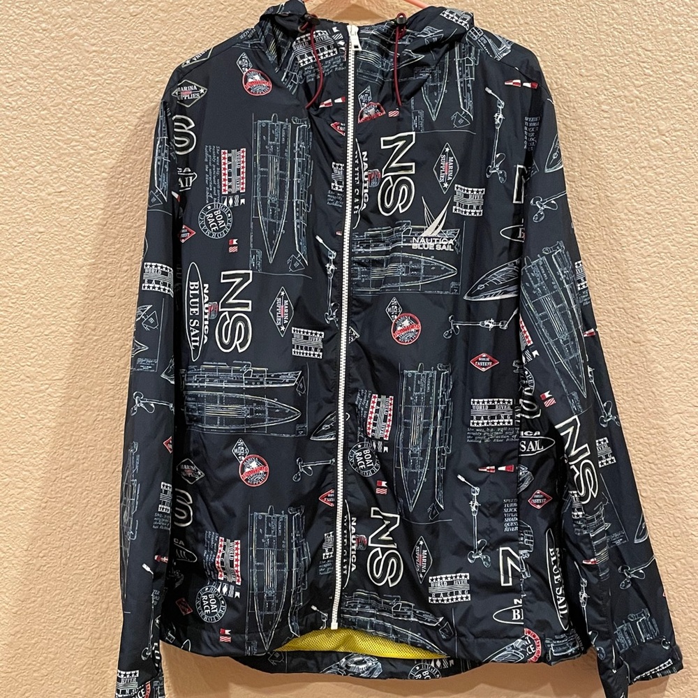 Navy Blue Sail Jacket